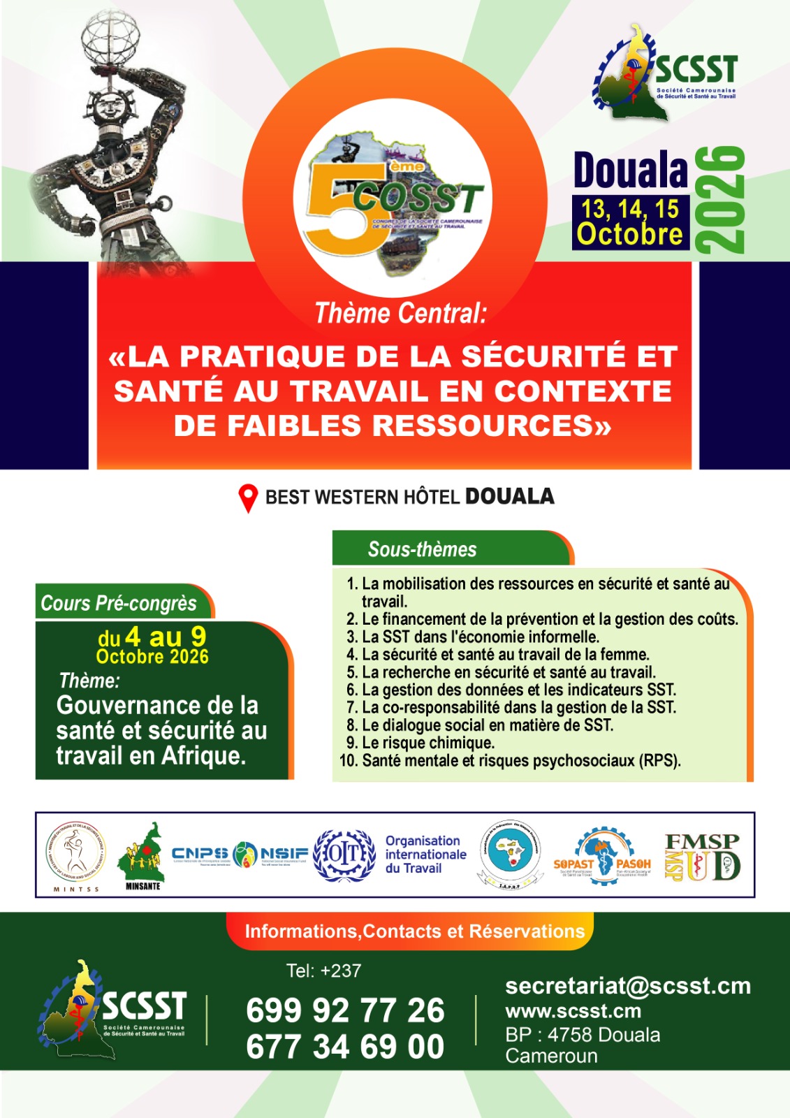 Affiche du 5ème Congrès de la SCSST